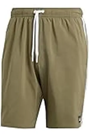 adidas 3-Stripes CLX Swim Shorts Bañador, Hombre, Multicolor (Olive Strata/White), M