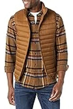 Amazon Chaleco Plumífero Plegable y Ligero, Resistente a la Lluvia Hombre, , XXL