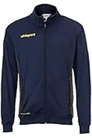 Uhlsport Score Track Jacket Chaqueta de entrenamiento, Hombre, Azul Marino/Amarillo Fluo, 116