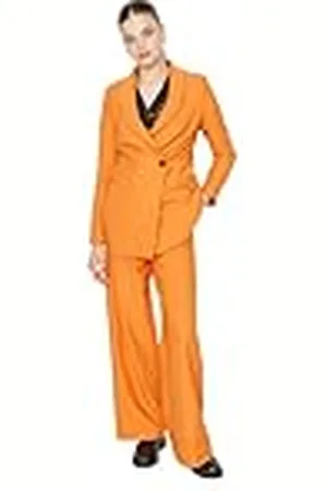 Trendyol Damen Regular Zweireihig Plain Webstoff Blazer Abrigo, , 40 De Las Mujeres