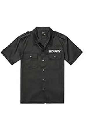Brandit Security US Shirt Short Sleeve, color: black, size: 4XL