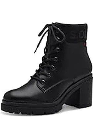 QS by s.Oliver Zapatos de tacón para Mujer 5-25217-43, Botas Cortas al Tobillo, , 40 EU