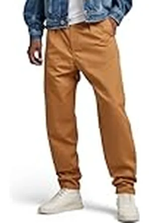 G-Star Para Hombre Pantalones Unisex Pleated Chino Relaxed, , 32W / 30L