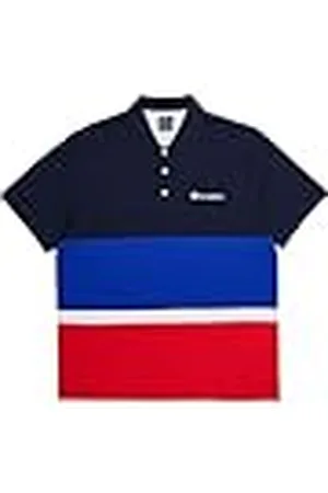 Champion Legacy Retro Sport Polo-Color Block S/S Camisa, , L Hombres