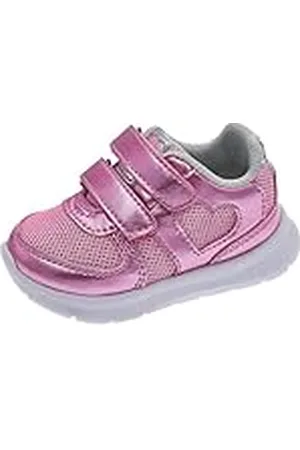 chicco Zapatillas Niña con Doble Cierre de Gancho y Bucle, Zapatos de Deporte Cómodos, Flexibles y Transpirables, para Primavera, Otoño e Invierno, Zapatos Niña y Chica, Rosa (3), 18 EU