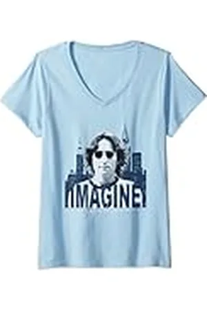 John Lennon Cielo Camiseta Cuello V