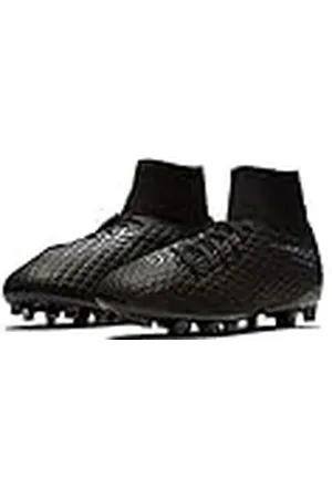 Nike JR Hypervenom 3 Academy DF FG, Zapatillas de Fútbol Unisex Niños, Negro (Schwarz Schwarz), 34 EU