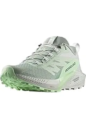 Salomon Sense Ride, Zapatillas de Trail Running Hombre, Sense Ride 5 Lily Pad/Metal/Green Ash, 42 EU