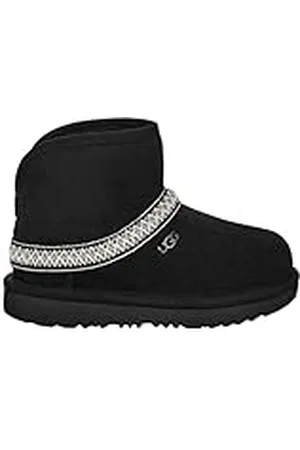 UGG Classic Mini Crescent, Botas de Moda, Black, 27 EU
