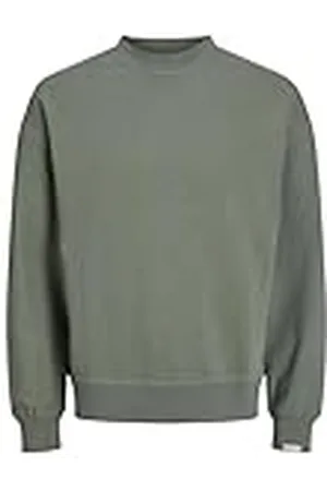 JACK & JONES Jcocollective Sweat Crew Neck Noos Sudadera, Verde ágave, S para Hombre