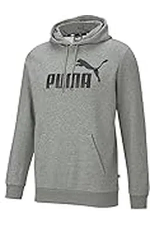 PUMA ESS Big Logo Hoodie FL Sudadera, Hombre, Grey, XL