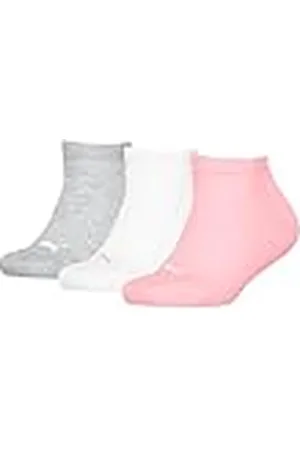 PUMA 194010001 Calcetines para Zapatillas, , 35-38 (Pack de 3) Unisex niños
