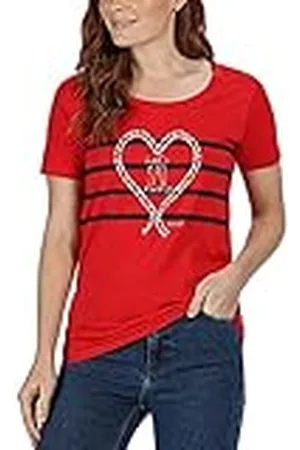 Regatta Filandra IV - Camiseta De Manga Corta con Estampado Gráfico De Algodón Coolweave T-Shirts/Polos/Vests, Mujer, , 12