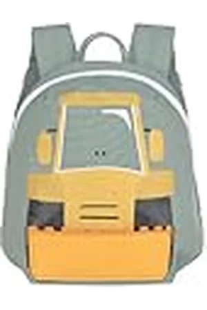 LÄSSIG Unisex Tiny Backpack Equipaje Niños Equipaje, Amarillo y Gris, Tiny Drivers