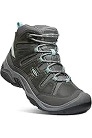 Keen Circadia Mid Waterproof, Botas para Senderismo Mujer, Steel Grey/Cloud Blue, 37 EU