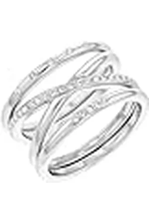 Calvin Klein Anillo para Mujer Colección MINIMAL LINEAR con cristales - 35000203D
