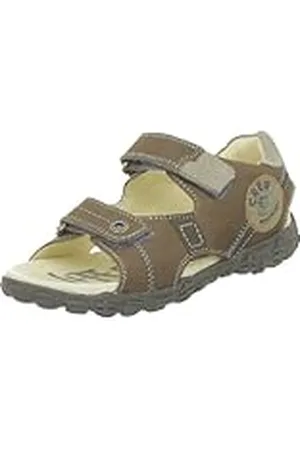 Primigi Ned 8232100_Beige (Fango/Avorio) - Sandalias de Cuero para niño, Color Beige, Talla 25