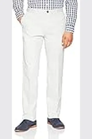 Amazon Pantalón Chino con Parte Delantera Plana Resistente a las Arrugas y de Corte Clásico (Disponible en Tallas Grandes y Largos Especiales) Hombre, , 40W / 28L
