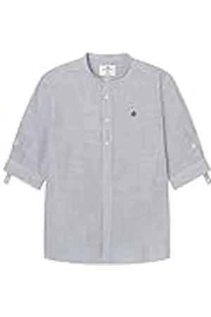 Springfield Camisa Reconsider Mangas 3/4 Micro Rayas, , M para Hombre
