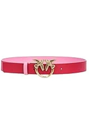 Pinko Love Berry H3 Belt Piel Bottalata+Vit.Seda Cinturón, , XS para Mujer