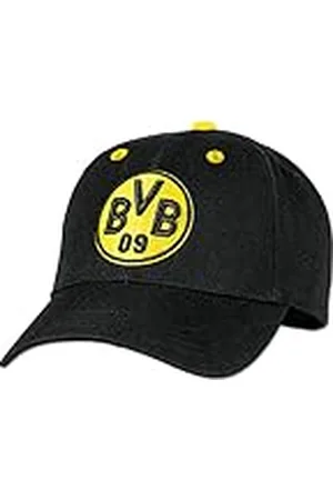 Borussia Dortmund Gorra, Hombre, Negro/Amarillo, talla única