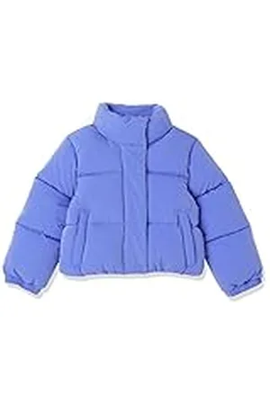 Amazon Chaqueta Acolchada y Recortada con Cremallera Completa (Acolchado Mate o Forro Polar) Niña, , 4 años