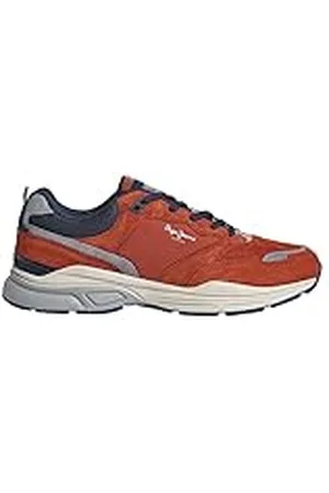 Pepe Jeans Dave Sider M, Zapatilla Hombre, Naranja (Naranja Óxido), 44.5 EU