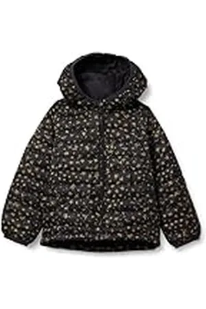 Amazon Chaqueta Acolchada con Capucha, Plegable, Ligera y Resistente a la Lluvia Niña, , 9 años