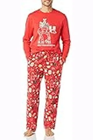 Amazon Disney | Marvel | Star Wars Conjunto de Pijama en Franela Hombre, , XS