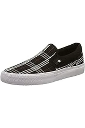 Dcshoes Manual, Zapatos de Skate Mujer, Negro, diseño de Cuadros, 36 EU