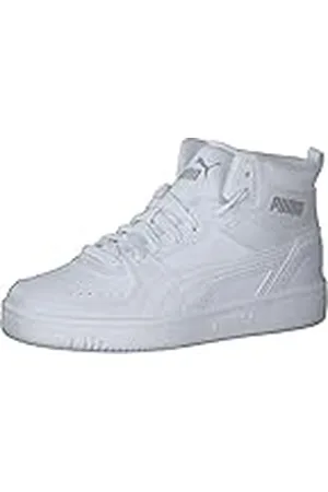 PUMA Rebound Joy Jr, Zapatillas, Multicolor White White-Limestone, 37 EU