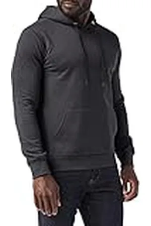 FM London Hyfresh Pullover Capucha, Forro Polar y Tecnología de Protección Frente a Olores, Suave, Cómoda y Duradera Gris Oscuro (Charcoal 22) Small para Hombre