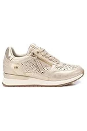 Refresh Zapatilla Mujer Oro - Calzado Cómodo y Versátil - Moda Casual - Modelo 17278907 (Talla 39)