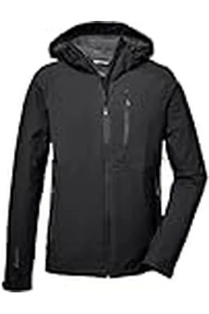 Killtec Hombres Chaqueta funcional impermeable/chaqueta exterior con capucha. KOS 25 MN JCKT, , M, 41314-000