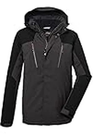 Killtec Hombre Chaqueta funcional/chaqueta de exterior con capucha desmontable KOW 25 MN JCKT, , S, 39708-000