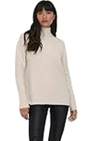 ONLY Onlgabriel Life L/S Highneck Nca Knt Suéter, Piedra Pumice, XXL para Mujer