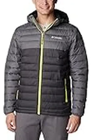 Columbia Powder Lite Hooded Jacket, Chaqueta Acolchada Con Capucha Hombre, , XS