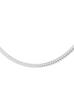 Amazon Cadena malla de esterlina, 46 cm