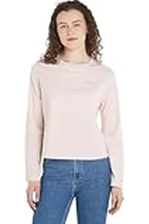 Tommy Hilfiger 1985 REG Mini Corp Logo C-NK LS WW0WW39784 Camisetas de Punto de Manga Larga, , XXS para Mujer