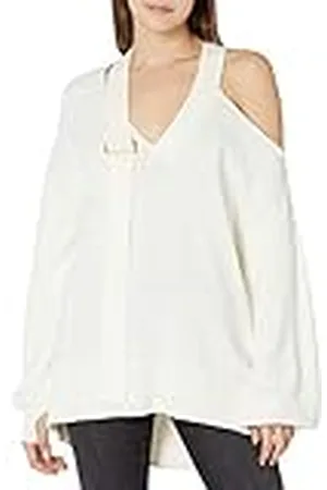THE DROP Sudadera Holgada con Hebilla con Cuello en Pico, por @lucyswhims para Mujer, , XXL Grande