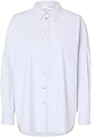 SELECTED Camiseta Slfnova LS Oxford Noos Camisa, , 38 Mujeres