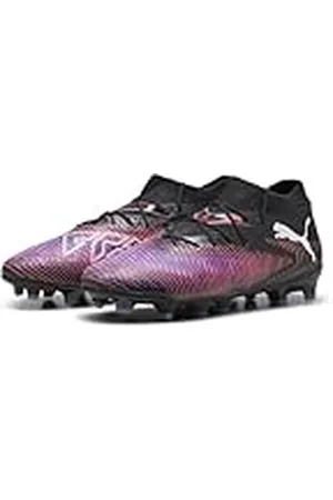 PUMA Future 8 Pro FG/AG JR, Zapatillas de fútbol, Black White-Glowing Red, 31 EU