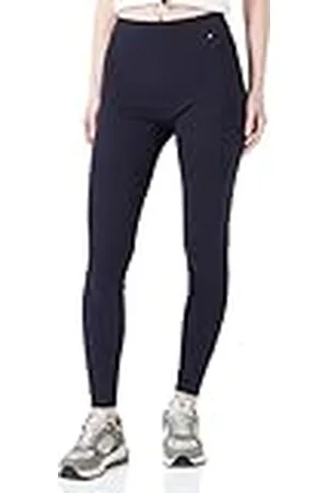 Tommy Hilfiger Leggings Ajustados Heritage Hilfiger, Leggings para Mujer, Azul (desert Sky ), S