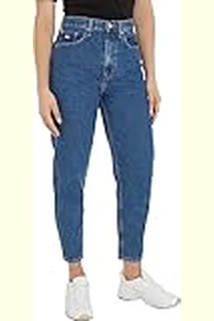 Tommy Hilfiger Mujer Pantalón Vaquero Mom Jeans High Rise, Azul (Denim Medium), 31W / 34L