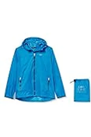 CMP Chubasquero de poliéster ripstop para hombre, Cyano, XL