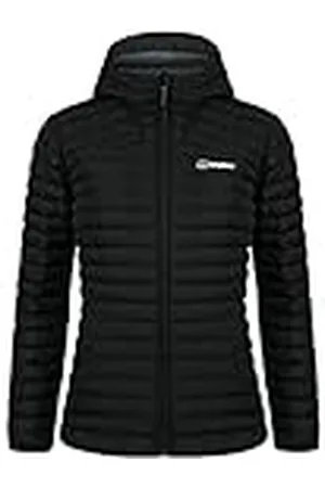 Berghaus Nula-Chaqueta Aislante Micro sintética, Ligera, cálida, Resistente al Agua, Mujer, Negro, 48
