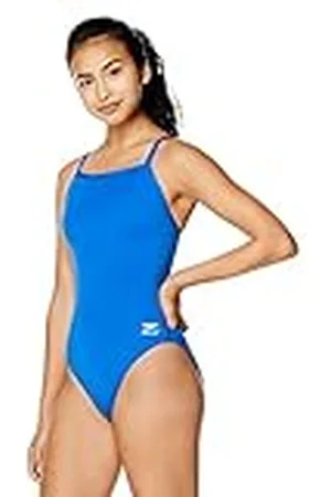 Speedo Race Endurance+ Solid Flyback Training Suit - Bañador para Mujer, Color Azul, Talla 40