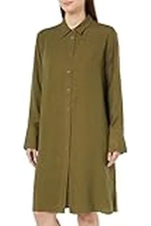 Replay W9071 Vestido, 234 Verde Oliva Oscuro, S para Mujer