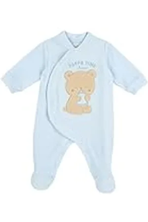 chicco Mono de Chenilla, Con Abertura En La Parte Delantera, Bebé-Niños, , 0 meses, Diseñado en Italia