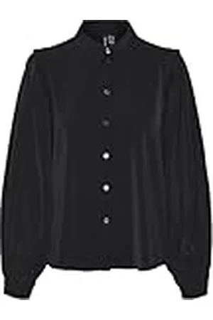 VERO MODA Vmani LS Frill Camiseta Wvn Ga Noos Blusa de Manga Larga, , L Mujeres